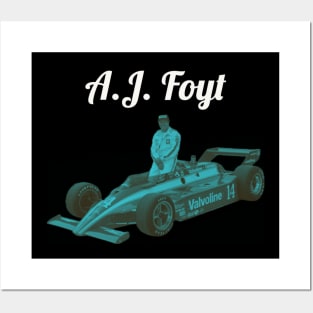 Retro Foyt Posters and Art